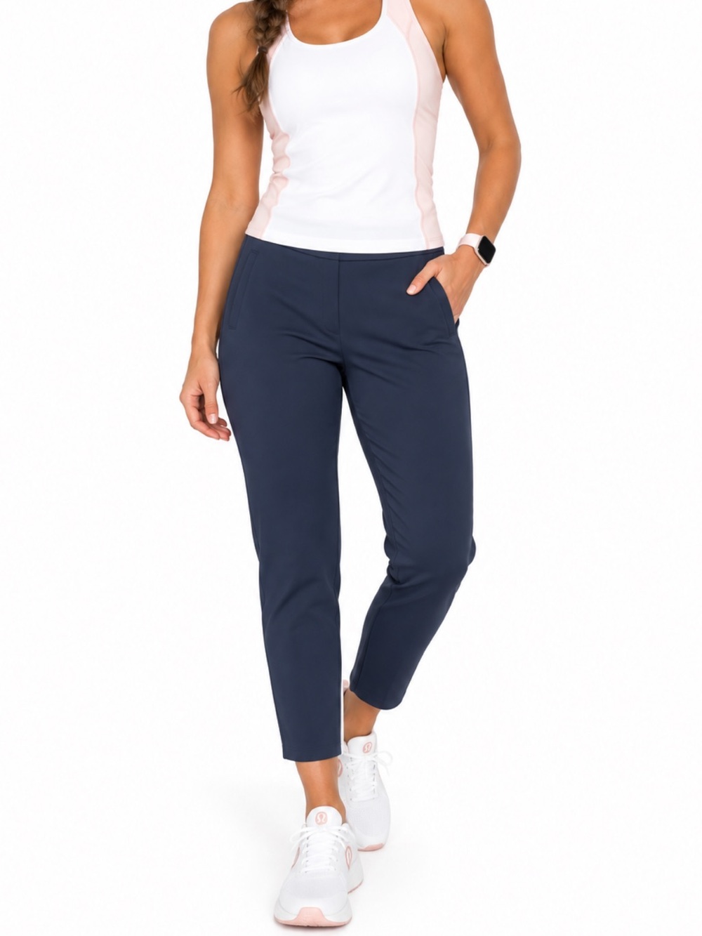 Lululemon Navy Ponte Pants SZ 10 EUC